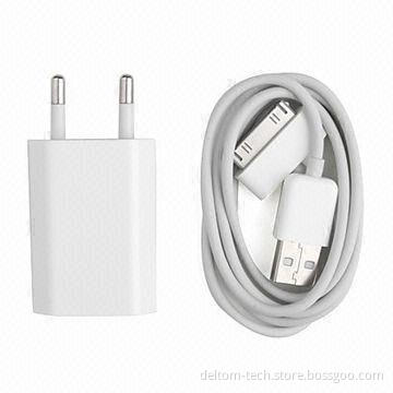 Hot sale USB mobile phone chargers with data cable set